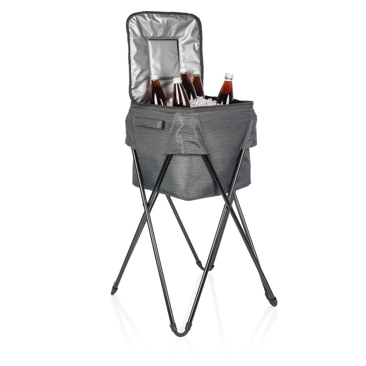 Gray Camping Party Cooler with Stand I758814