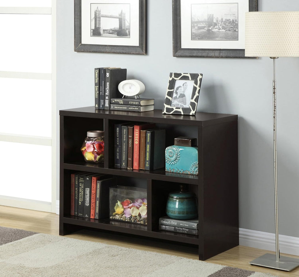 White Console Bookcase L597307