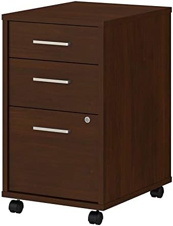 3 Drawer Mobile File Cabinet in Century Walnut T49843