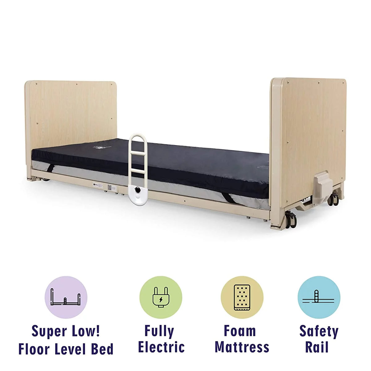 Full Electric Hospital Bed with Pivot Rails A491729