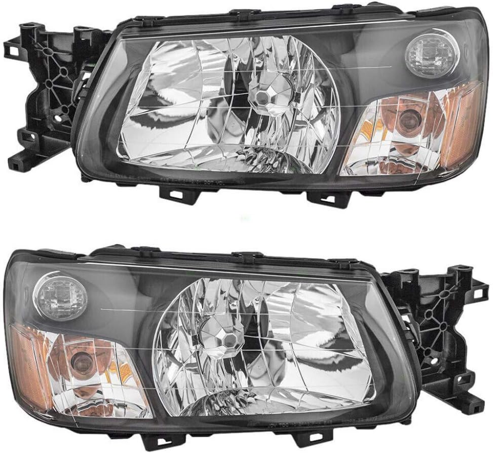 Headlight Assembly for Subaru Forester 2003 2004 Pair X95900