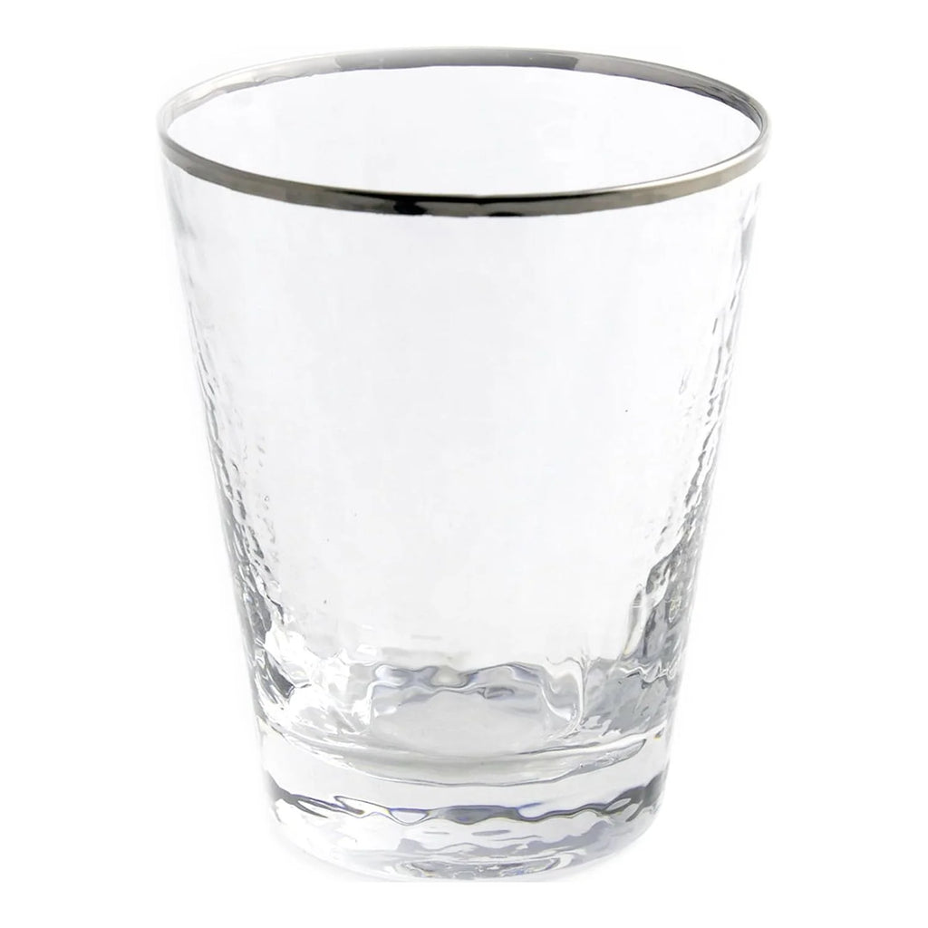 Metallic Rim Double Old Fashioned Set X981