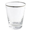 Metallic Rim Double Old Fashioned Set X981