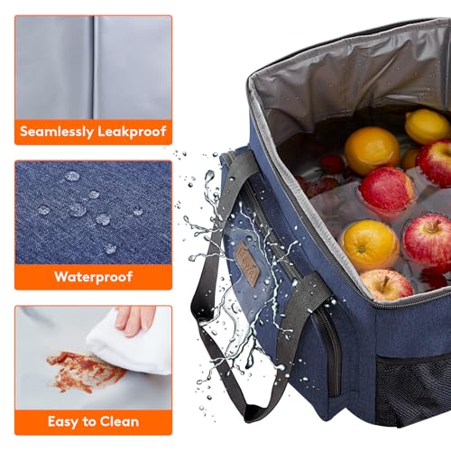 Black Insulated Lunch Bag I633