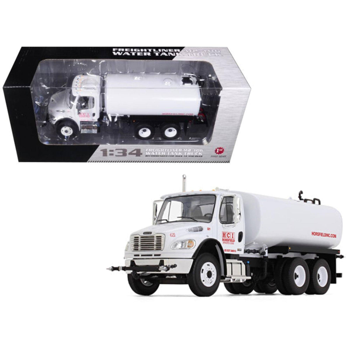 1/34 Diecast Water Tank Truck Model S363