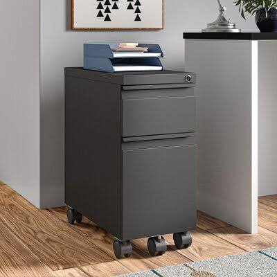 2-Drawer Mobile Vertical Filing Cabinet C43433