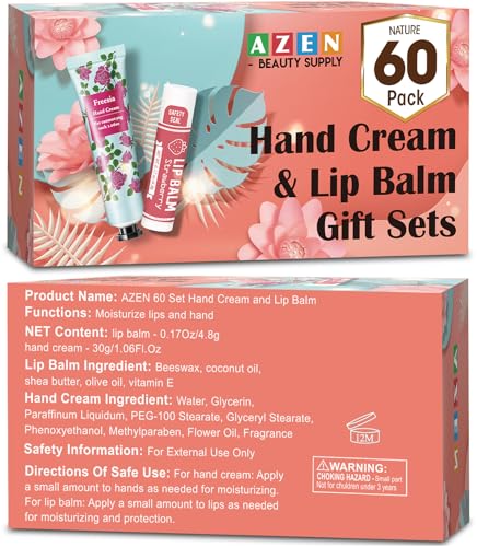 Hand Cream and Lip Balm Set with Organza Bag Y277872
