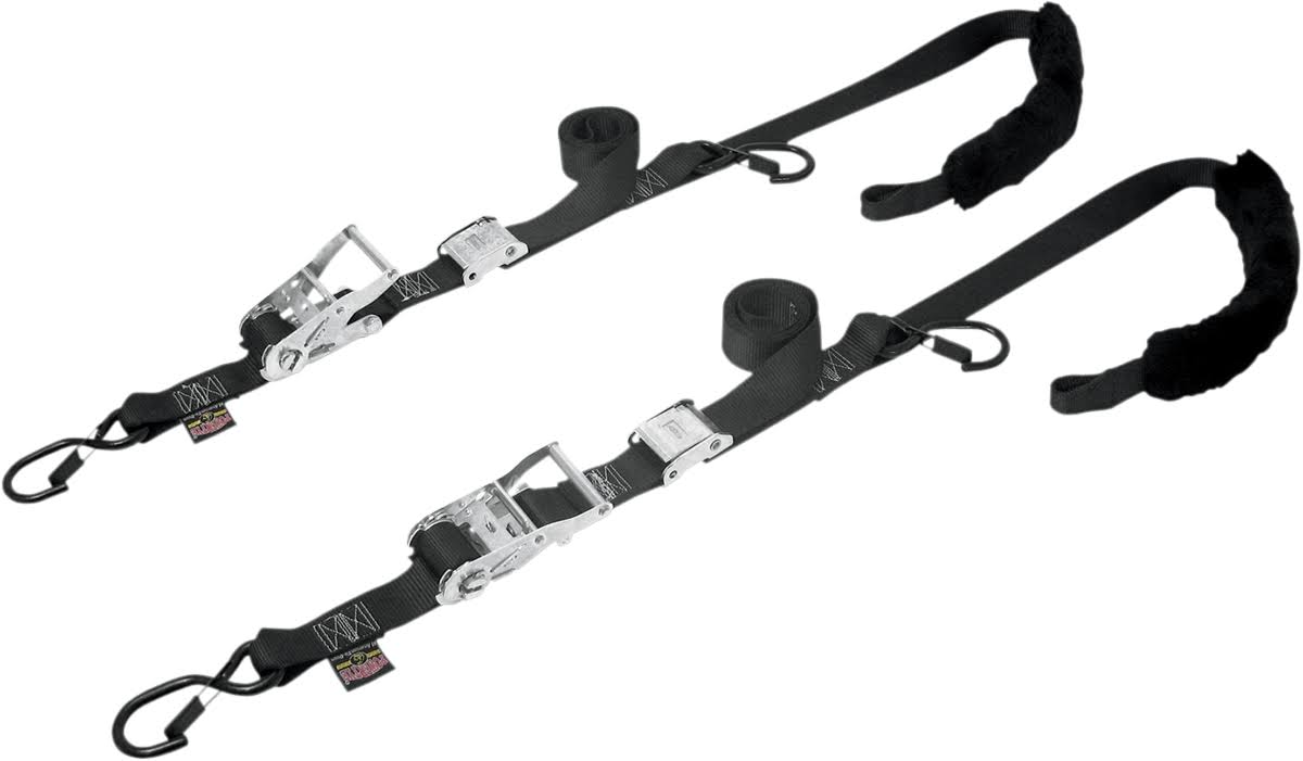 Black Ratchet Tie-Down Straps 1.5x22 P99713