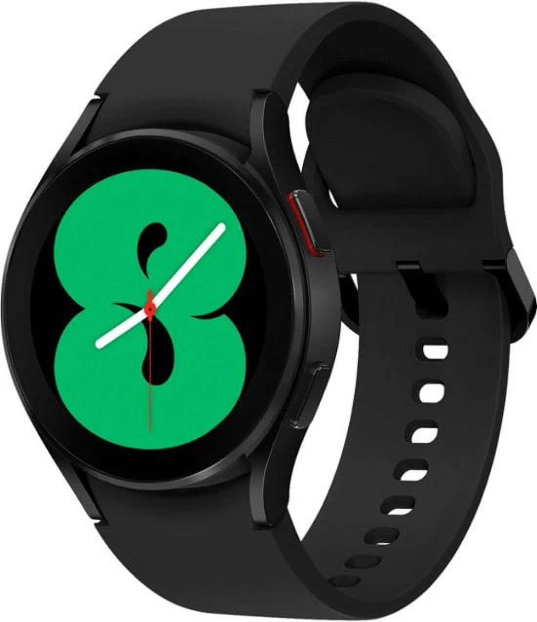 Refurbished Samsung Galaxy Watch 4 Aluminum Smartwatch 40MM LTE Unlocked Black H6420