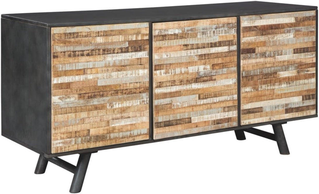 3 Door Accent Cabinet, Brown C29117