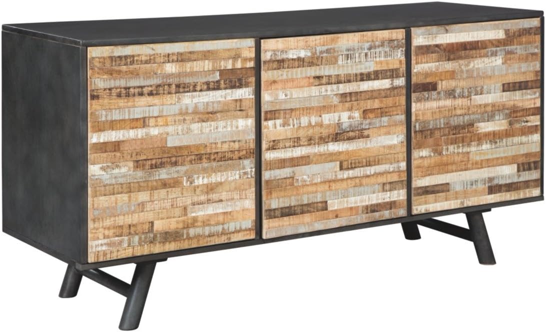 3 Door Accent Cabinet, Brown C29117