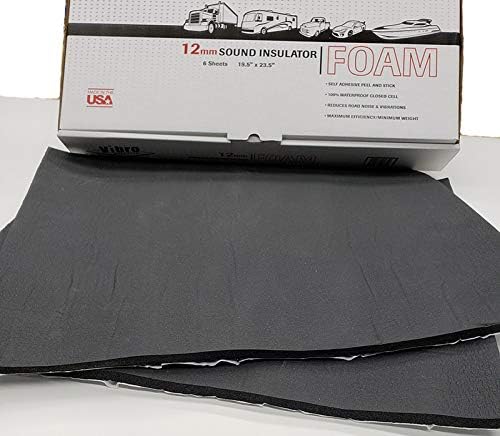 455 mil Waterproof Closed Cell Foam Sound Deadening Material 6 Sheets D51679