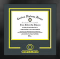 11 x 8.5 in. Black Frame Diploma C40986