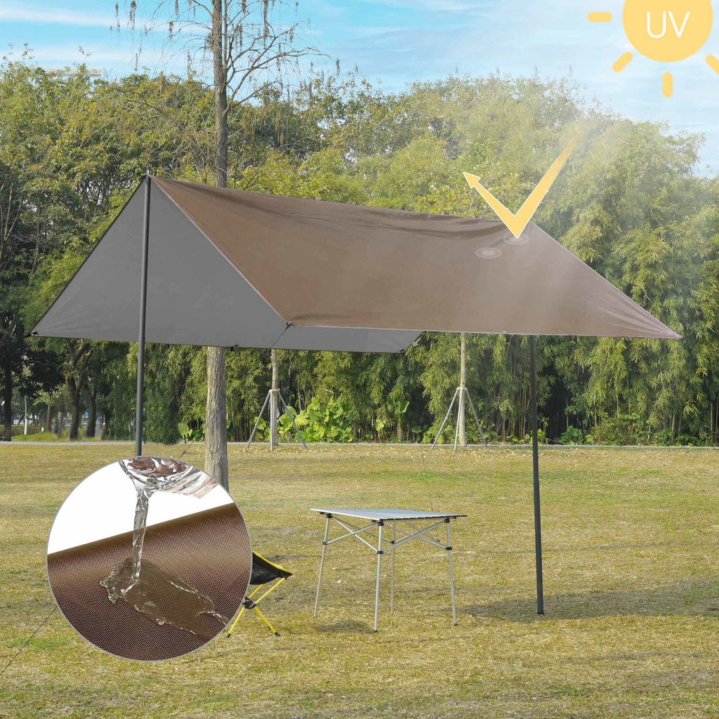 Waterproof Camping Tent Tarp with Carrying Bag J903