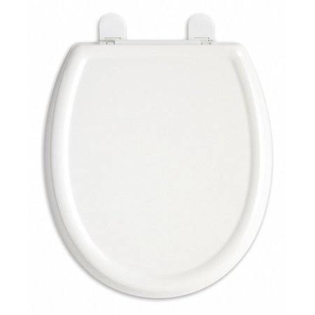 White Elongated Closed Front Toilet Seat with Cover W7525