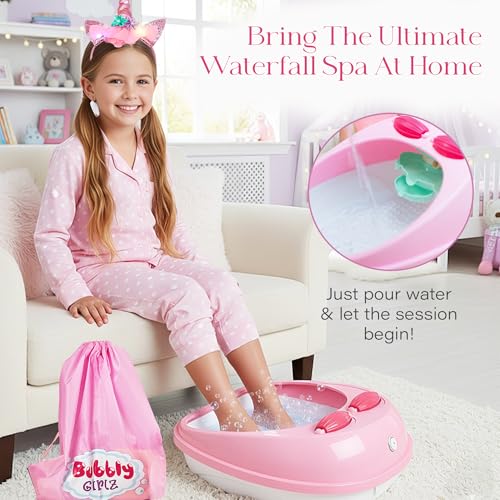 Glow in Dark Kids Spa Day Kit 42+ Pieces C8400