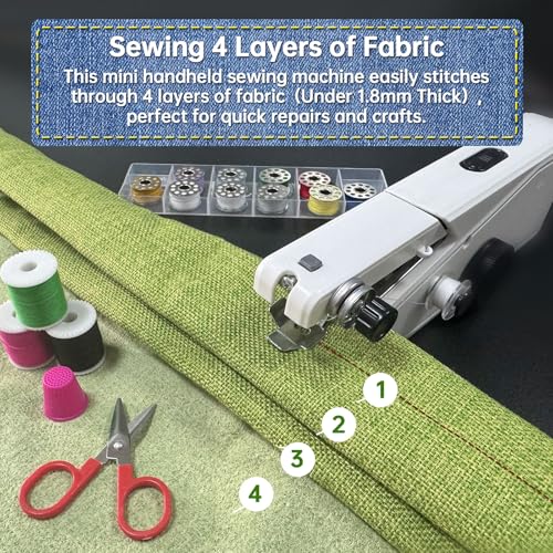 Handheld Cordless Portable Mini Sewing Machine with Kit V809