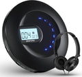 Portable Rechargeable CD Player with Anti-Skip LCD Display K490