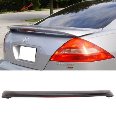 Unpainted Black Trunk Spoiler with 3rd Brake C6592