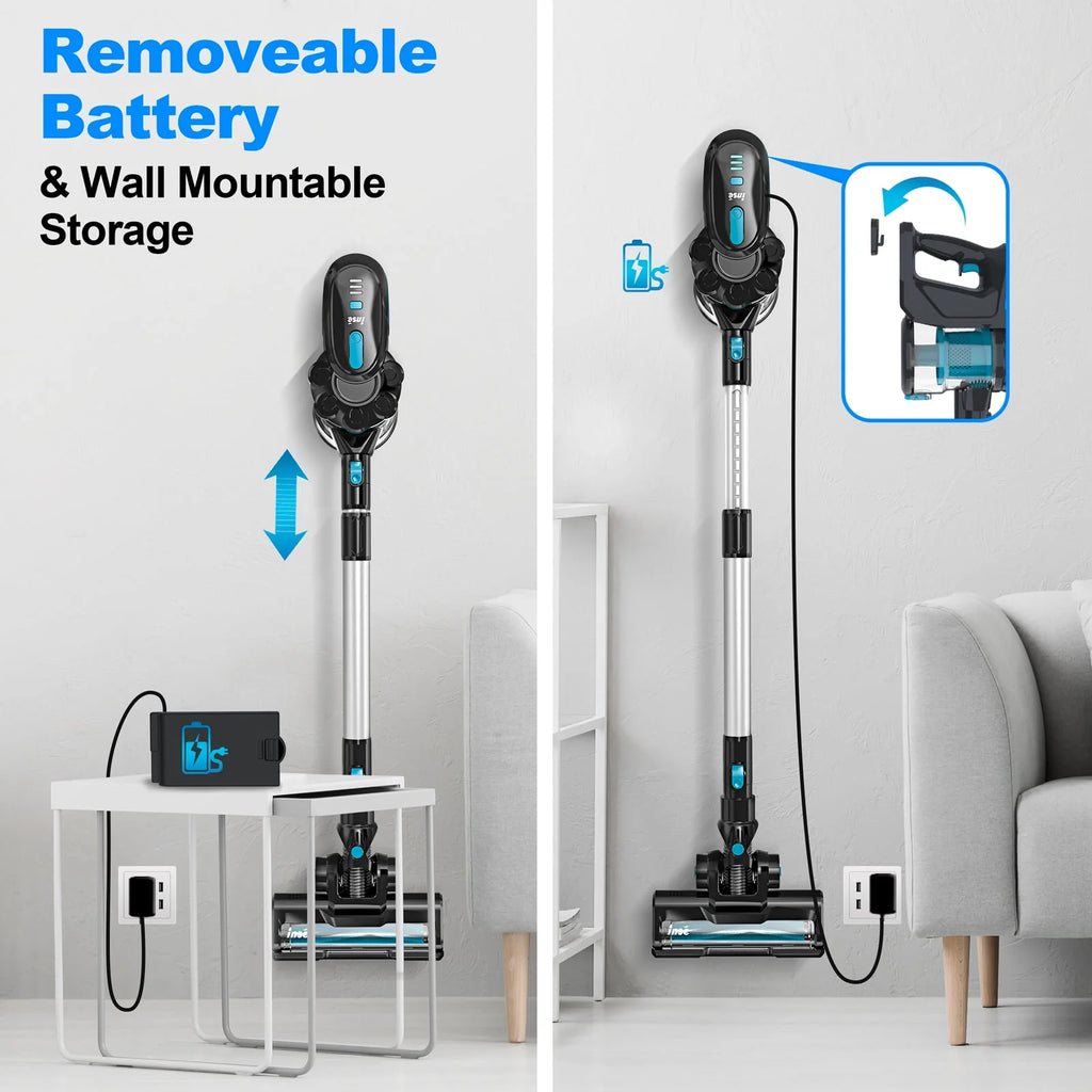 Cordless Stick Vacuum 20KPa 6-in-1 Blue T64209