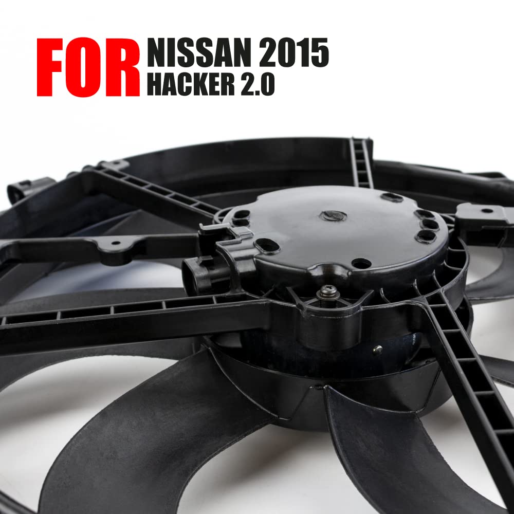 Radiator Cooling Fan Assembly for 2017-2019 Nissan Rogue Sport 2.0L M8624