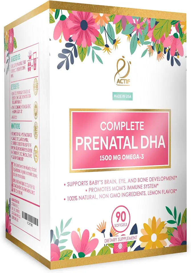 Prenatal DHA 1500mg Omega-3 90 Gummies H704