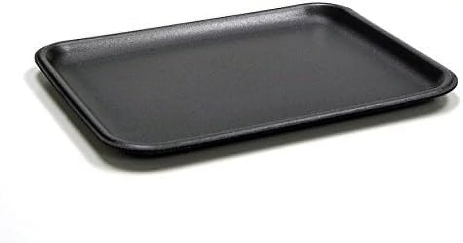 Black Foam Meat Trays 500-Piece J7792