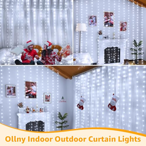 Warm White 300 LED Curtain Lights R3495