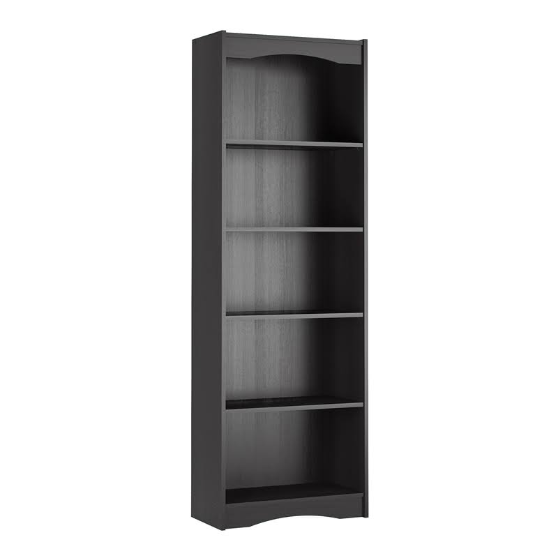 Midnight Black 72-Inch Tall Bookcase I3277
