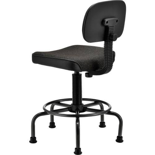 Fabric Desk Stool Black S864