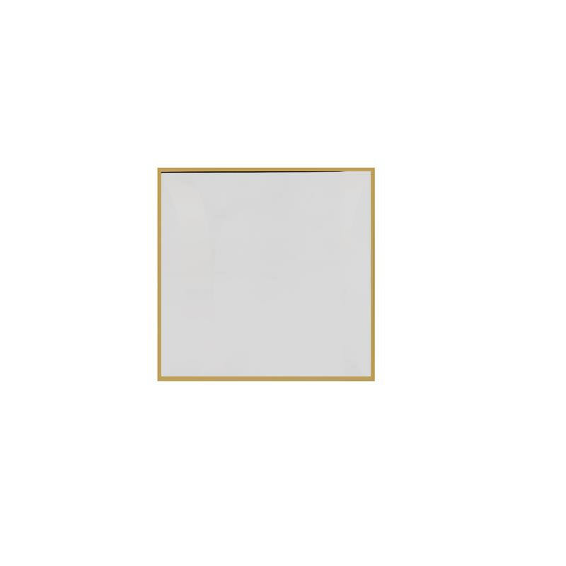 Gold Glass Top End Table X97985