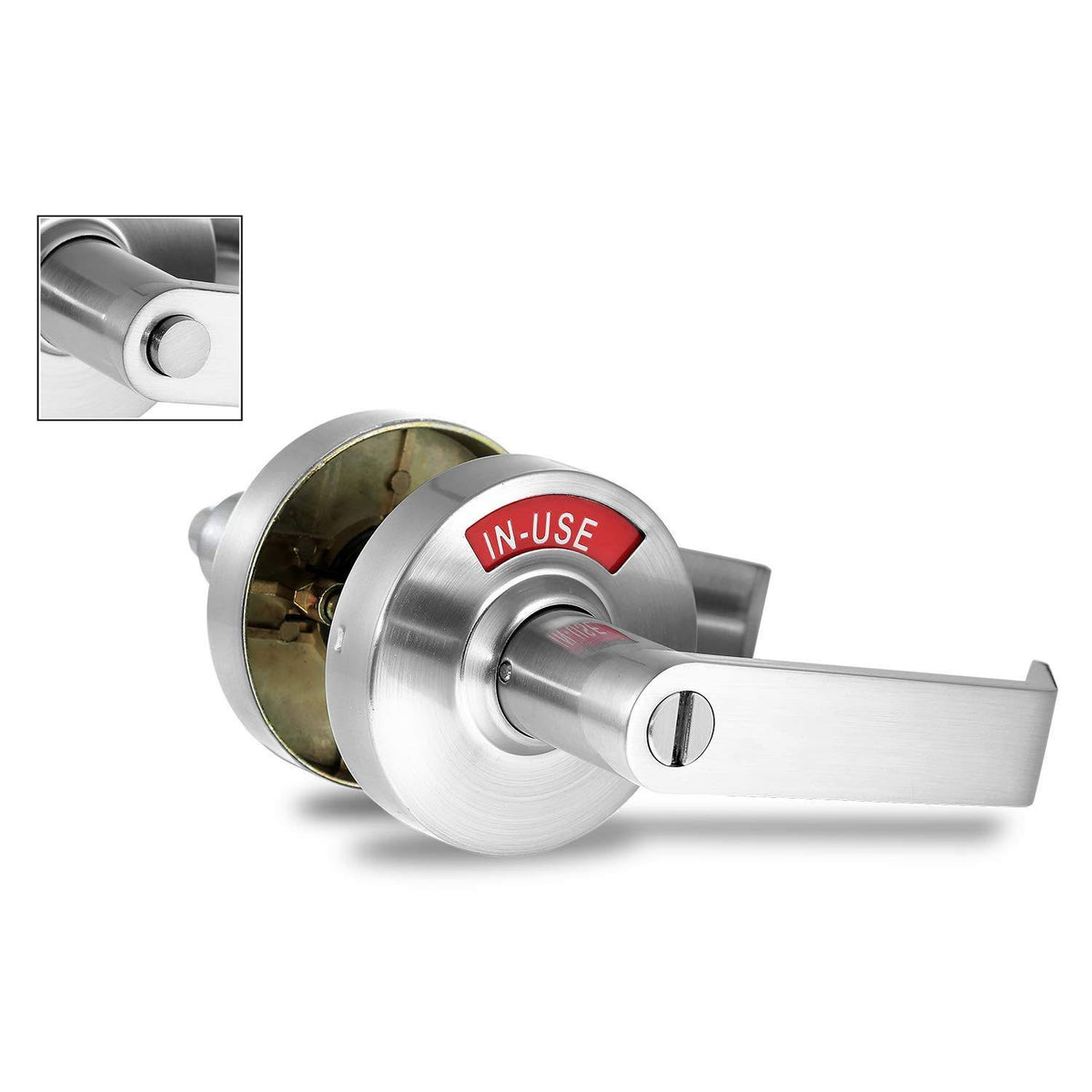 26D Satin Chrome Privacy Lever Lock V554