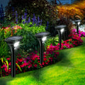 Solar Pathway Lights, 4 Pack LED IP65 Waterproof M7401