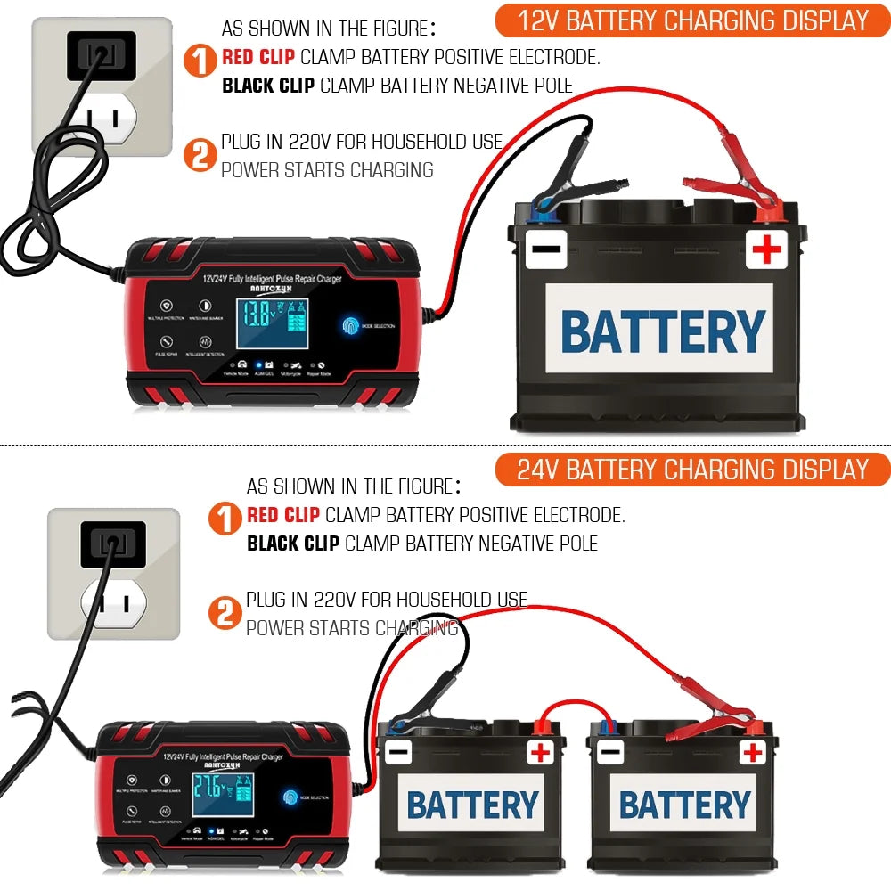 Automatic Car Battery Charger O9197