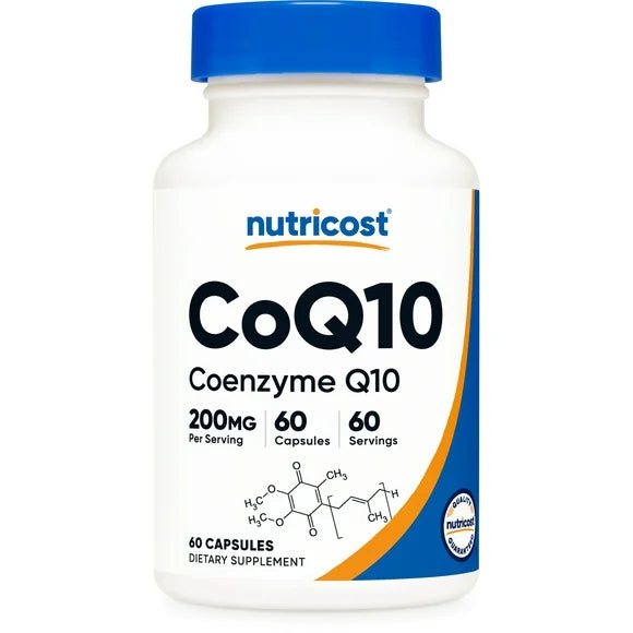 60 Vegetarian Capsules CoQ10 200mg Supplement H212