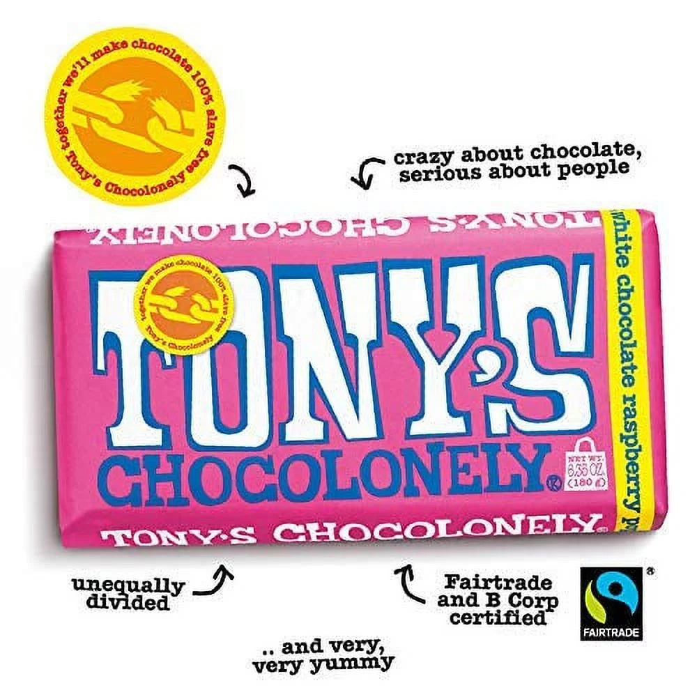 White Chocolate Raspberry Popping Candy Chocolate Bars M78157