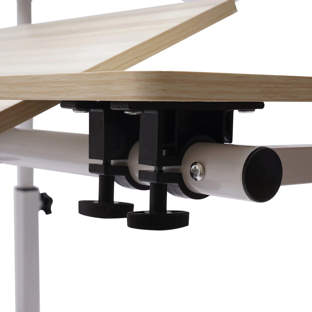 Adjustable Mobile Stand Up Desk with Footrest Y19838