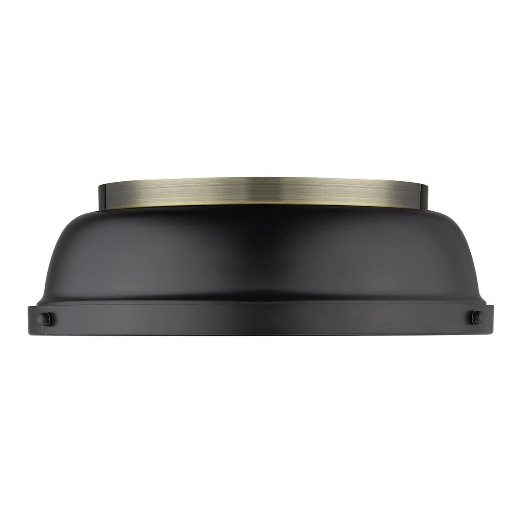 Black Red Flush Mount Light K440626