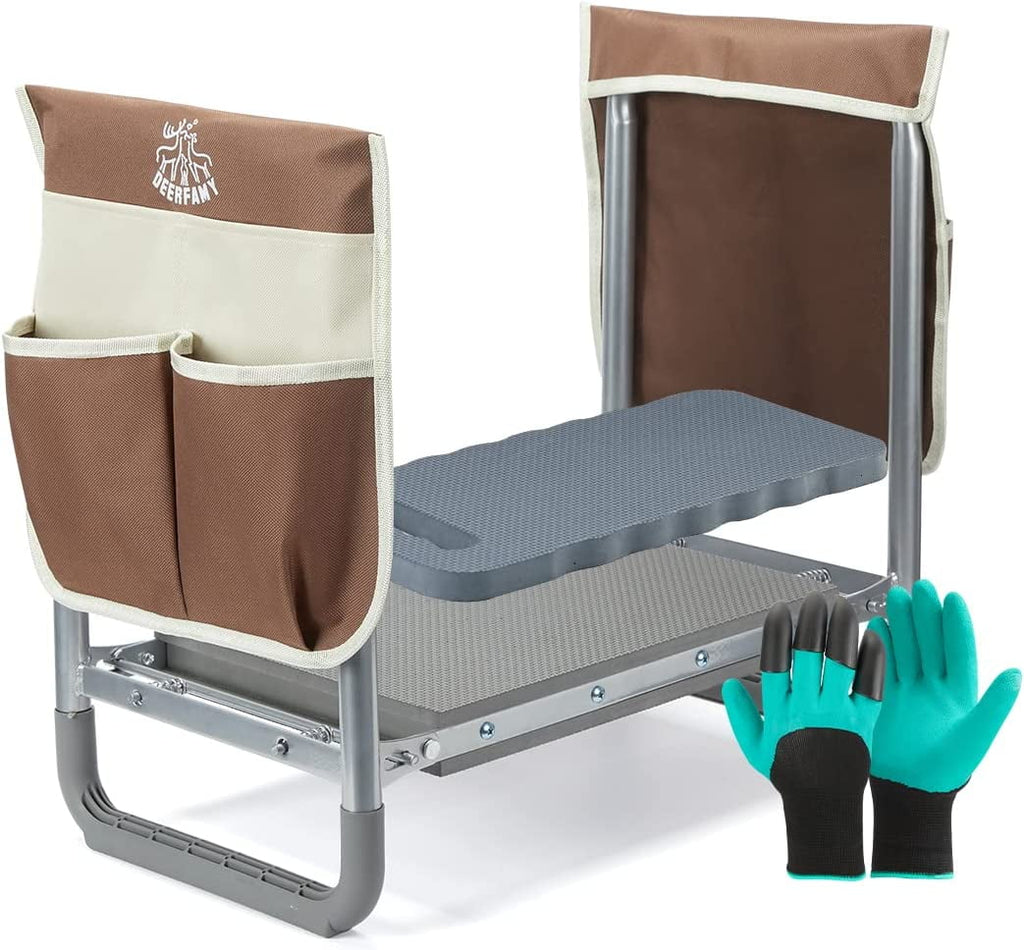 Folding Garden Kneeler Seat Portable Gardening Bench Stool M240