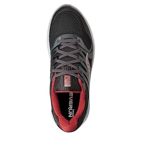 Grey/Black/Red Men&s Size 8.5 Running Shoes N3277