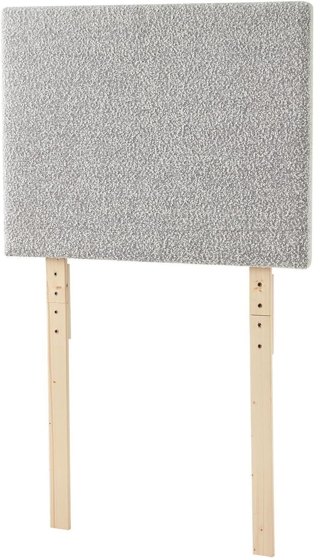Boucle Gray Cream Headboard with Legs M5647