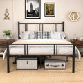 Queen Steel Bed Frame with Headboard Footboard F727464