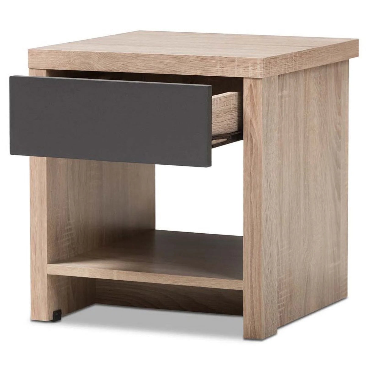 1 Drawer Wood Nightstand U430390