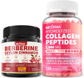 Berberine Supplement with Ceylon Cinnamon + Hydrolyzed Collagen Peptides J2946