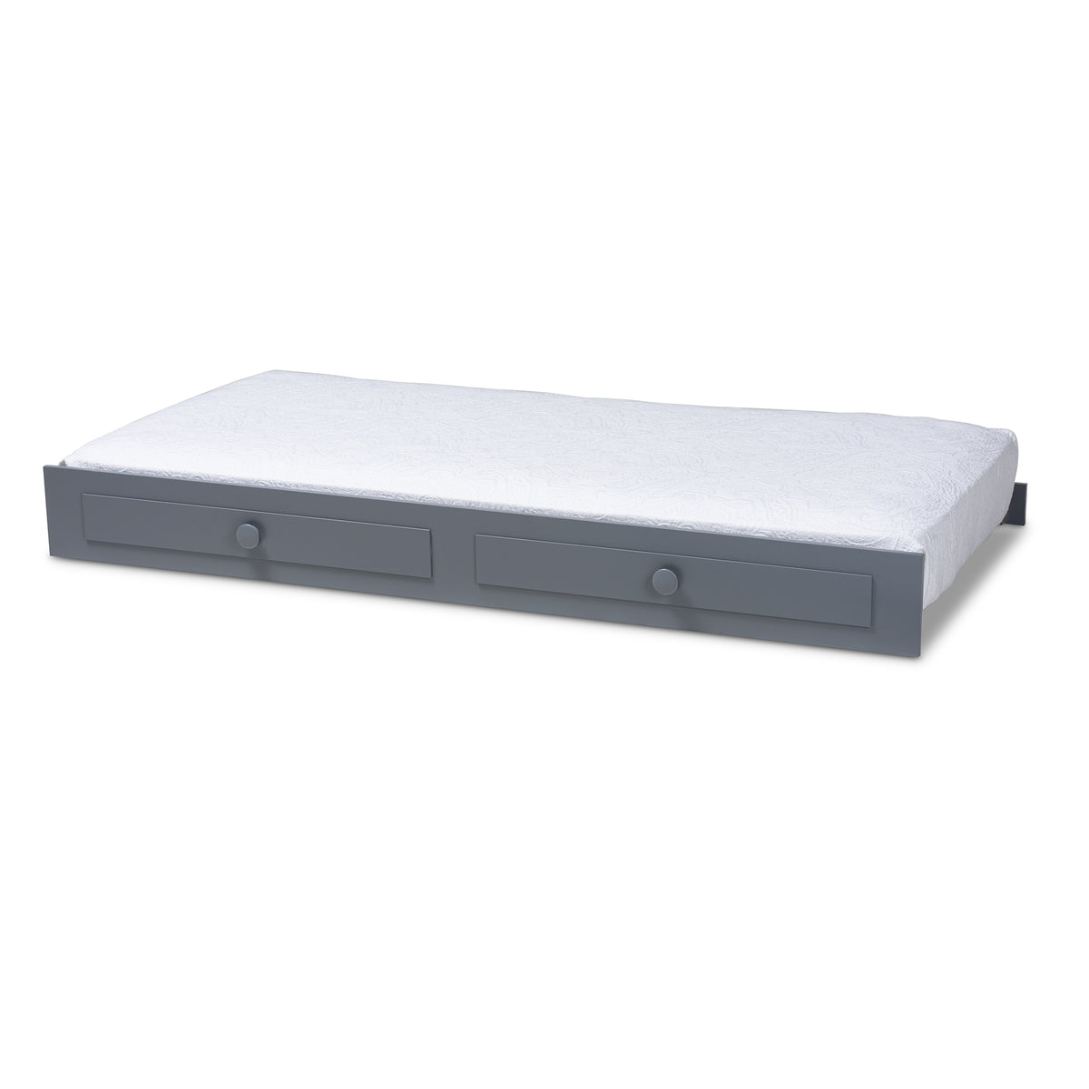 Gray Finished Wood Twin Size Trundle M6324