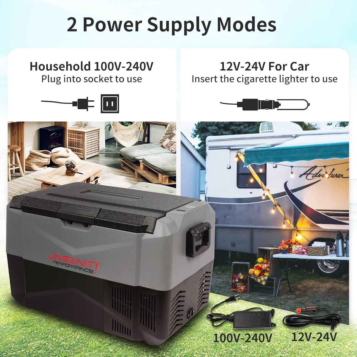 30 Quart Dual Temperature Control Portable Fridge K87712