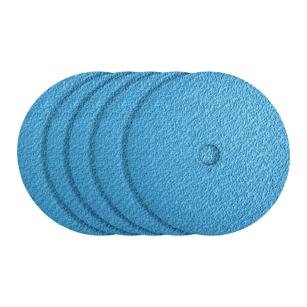 7 in. Ceramic Fiber Discs 36-Grit 5-Pack J494090