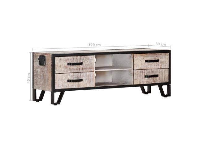 TV Cabinet Solid Acacia Wood O857