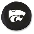 Black Vinyl Fitted Car Tire Cover S270138