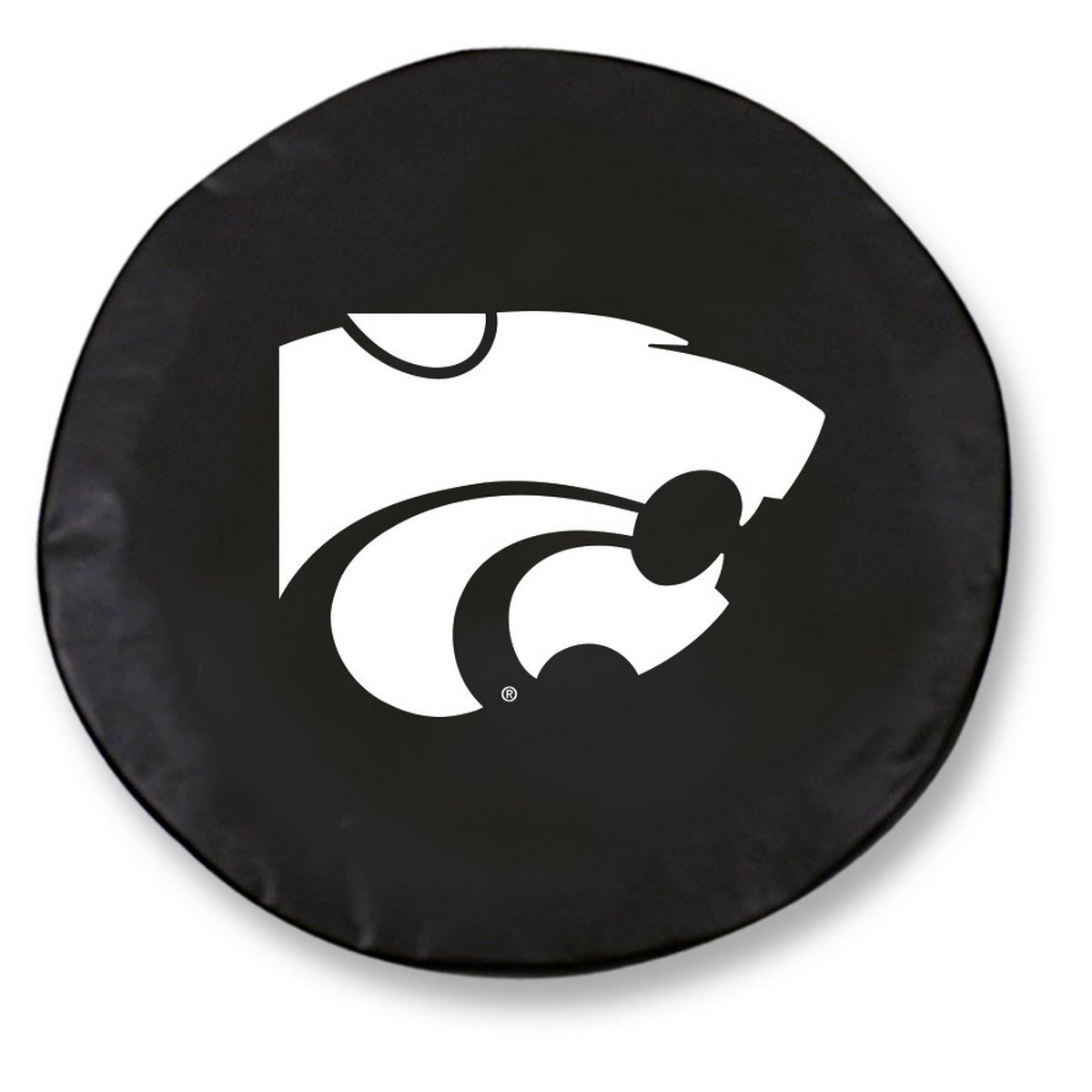 Black Vinyl Fitted Car Tire Cover S270138